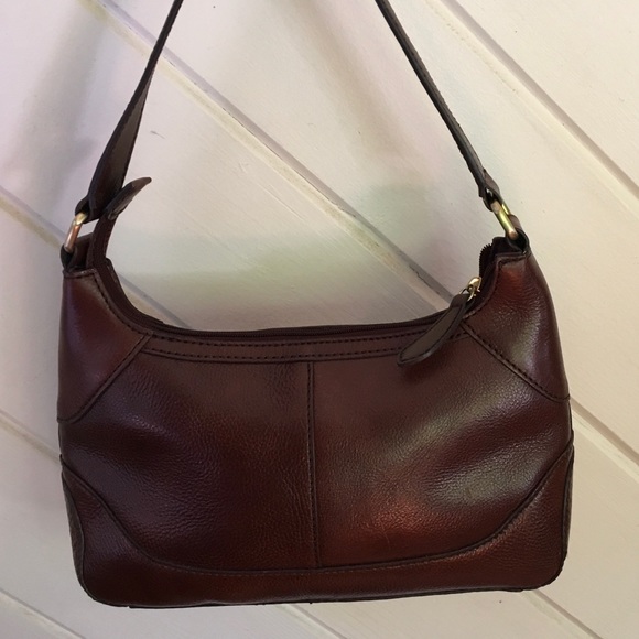 Beautiful Wilsons Smooth Brown Leather Bag πΈ - Picture 3 of 8